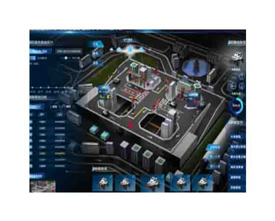 智能网联数字孪生多场景融合管控实训平台