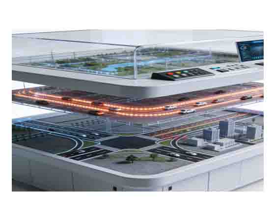 一体化智能网联地面仿真沙盘