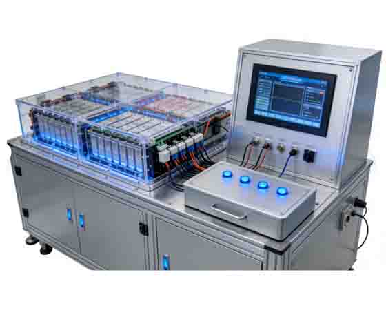 纯电动汽车动力电池及电池管理系统理实一体平台