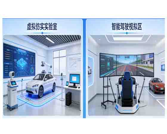 智能网联汽车一体化仿真教学平台